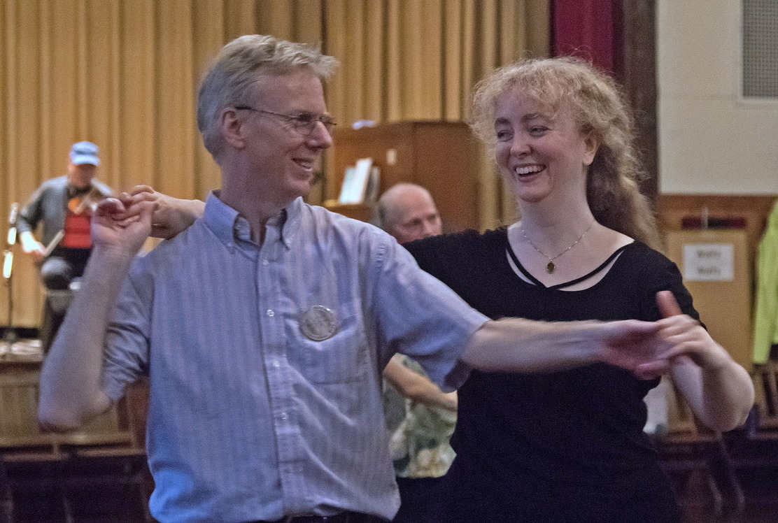 Tom dancing with Christine Robb